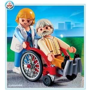  Playmobil Wheelchair with Patient Toys & Games