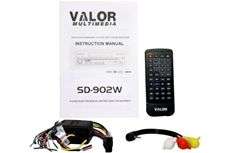 VALOR SD 902W 7 MONITOR DVD/CD/IPOD/USB/SD RECEIVER 613815560746 