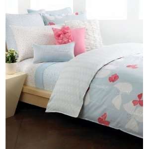  Style & Co. Plumeria Print 300 Thread Count Queen Sheet 