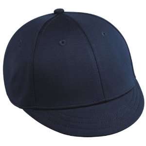  MLB FLEX FITTED ADULT UMPIRE Hat Cap Md/Lg NAVY BAMBOO 