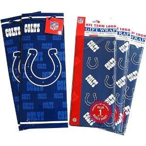 Pro Specialties Indianapolis Colts Slim Size Gift Bag & Wrapping Paper 