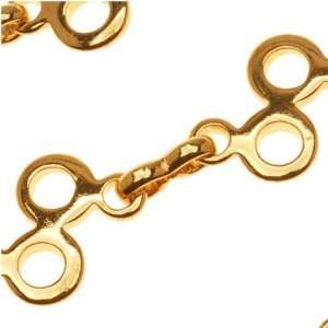 Bright 22K Gold Plated Figure Eight Bubble Chain 10mm   Bulk By The 