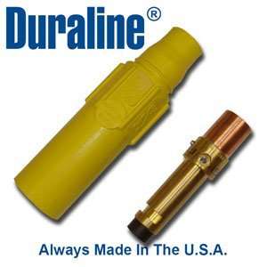 Duraline E1017 J Series Taper Nose In Line Male Connector & Insulator 