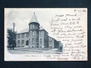 Armory in Mohawk NY c1906 Old Vintage Postcard  