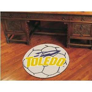 Toledo Rockets NCAA Soccer Ball Round Floor Mat (29)  