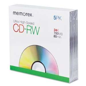  Memorex CD RW Discs MEM03426 Electronics