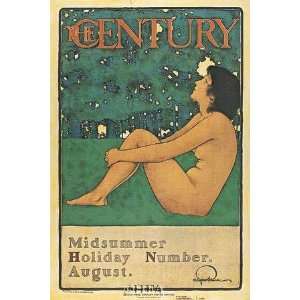  Century Poster, Midsummer Holiday, August 1897 by Maxfield 
