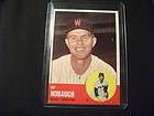 1963 Topps Baseball 423 Ed Hobaugh Senators EXMT  