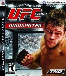UFC 2009 Undisputed Playstation 3 Original Replacement Case  NO GAME 