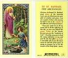 St. Raphael Prayer Holy Card (800 212) (E24 526)