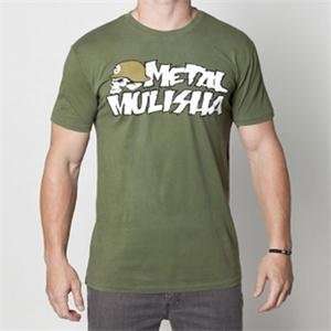   Mulisha Original Icon Custom T Shirt   Medium/Military Automotive