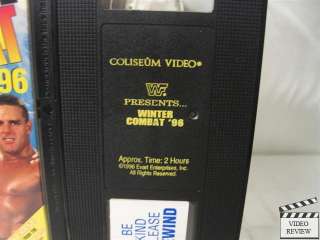 WWF Winter Combat 96 VHS Bret Hart, British Bulldog 086635095734 