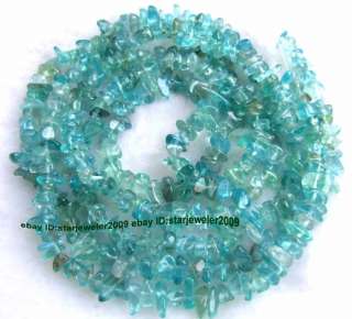 Natural Apatite Quartz 4 6mm Baroque chips Beads 34   