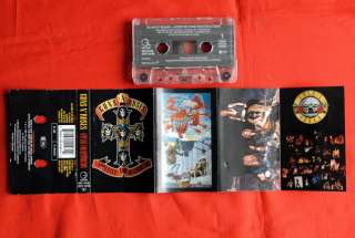 GUNS’N’ROSES APPETITE FOR D. 1987 GERMAN CASSETTE TAPE  