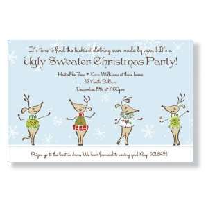  Sweater Deer Invitations