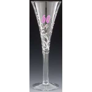  60th Birthday Champagne Glass   60th Birthday Party Gift 