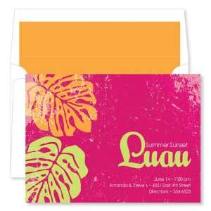  Noteworthy Collections   Invitations (Luau Palms Bright 