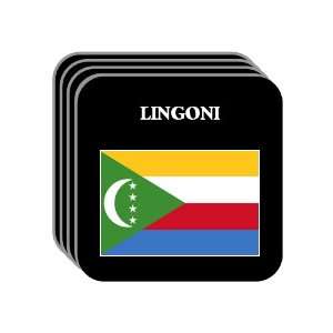  Comoros   LINGONI Set of 4 Mini Mousepad Coasters 