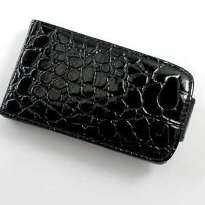  [Aftermarket Product] Black Snake Skin Design Leather Case 