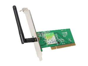 TP LINK TL WN751ND Wireless N Adapter IEEE 802.11b/g/n 32bit PCI Up to 