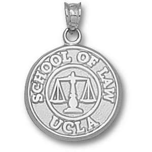  UCLA Bruins 5/8in Sterling Silver Law Scale Pendant 