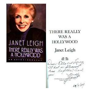 Janet Leigh Autographed / Signed There Really Was A Hollywood Book 