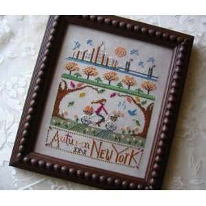  Autumn In New York   Cross Stitch Pattern Arts, Crafts 