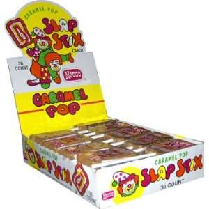 Slap Stix Caramel Pop 36 Pop Box Grocery & Gourmet Food