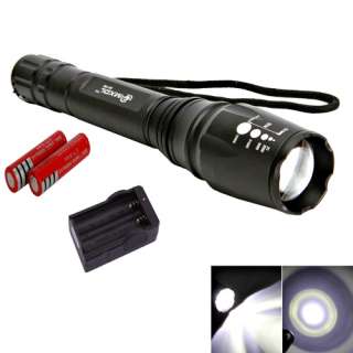 UltraFire CREE XM L T6 5 Modes 1600 LM ZOOM LED Flashlight Torch 