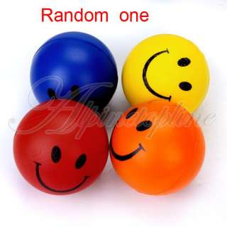 1pc Smiley Smile Face Squeeze Health Ball Stress Relief  