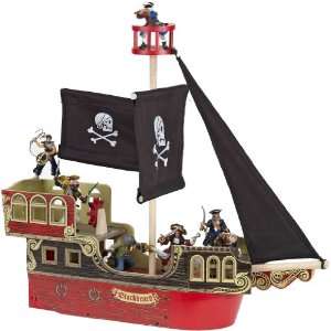  Papo Wooden Pirate Ship Toys & Games