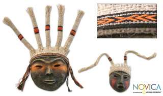 OFFERING~~Pair of Handmade Inca Masks~~Peru Art NOVICA  