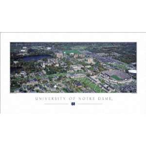 NCAA Notre Dame Fighting Irish Campus Stadium Picture , Deluxe Frame 