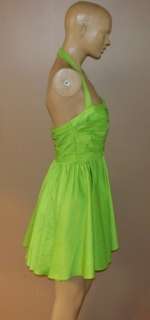 AQUA BRAND PISTACHIO LIME PROM COCKTAIL EVENING DRESS 6  