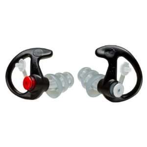 Ear Pro By Surefire 4 Sonic Defender Ear Plugs (25 Pair) Black, Large 