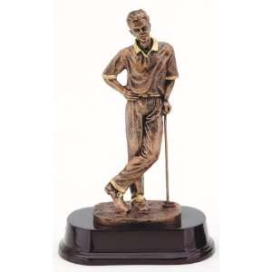  Bronze Male Golf Award Trophy
