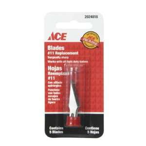    Pk/5 x 6 Ace Hobby Knife Blades (2024818 A)