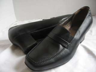 ARAVON FAITH Black Dress Loafers Shoes Size 11 EE $144  