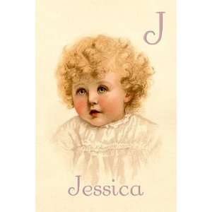  J for Jessica   Poster by Ida Waugh (12x18)