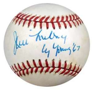  Jim Longborg Autographed AL Baseball Cy Young 67 PSA/DNA 