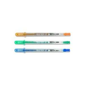  Gel Pen, Water based, Odorless, .7mm Line, Green Qty12 