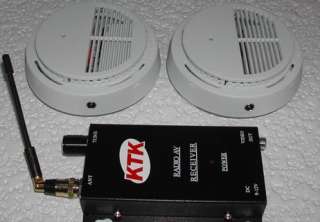 BR 2in1 Smoke Detector Wireless Color Spy Camera UK46  