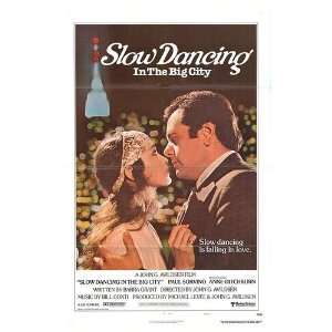  Slow Dancing in the Big City Original Movie Poster, 27 x 