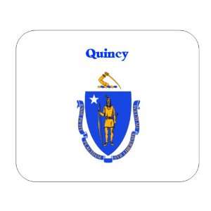  US State Flag   Quincy, Massachusetts (MA) Mouse Pad 