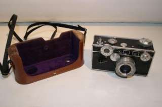 Vintage Argus C3 35mm Film Camera 3.5 50mm Lens W/Case 730828702854 