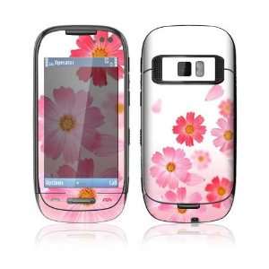 Nokia C7 Decal Skin   Pink Daisy