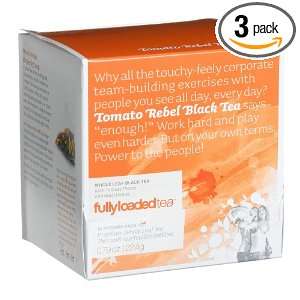 Fully Loaded Tea Tomato Rebel Black Tea, Tea Bags, 14 Count Boxes 