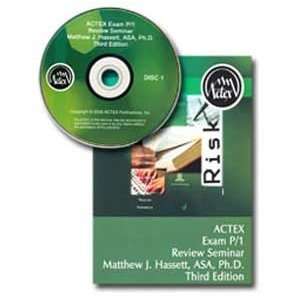  Actex Exam P/1 Review seminer, Matthew j. Hassett, ASA, Ph 