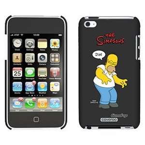  Homer Simpson Doh on iPod Touch 4 Gumdrop Air Shell Case 