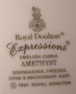 ROYAL DOULTON china AMETHYST Salad or Dessert Plate  